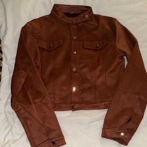Brown Button-Up Jacket